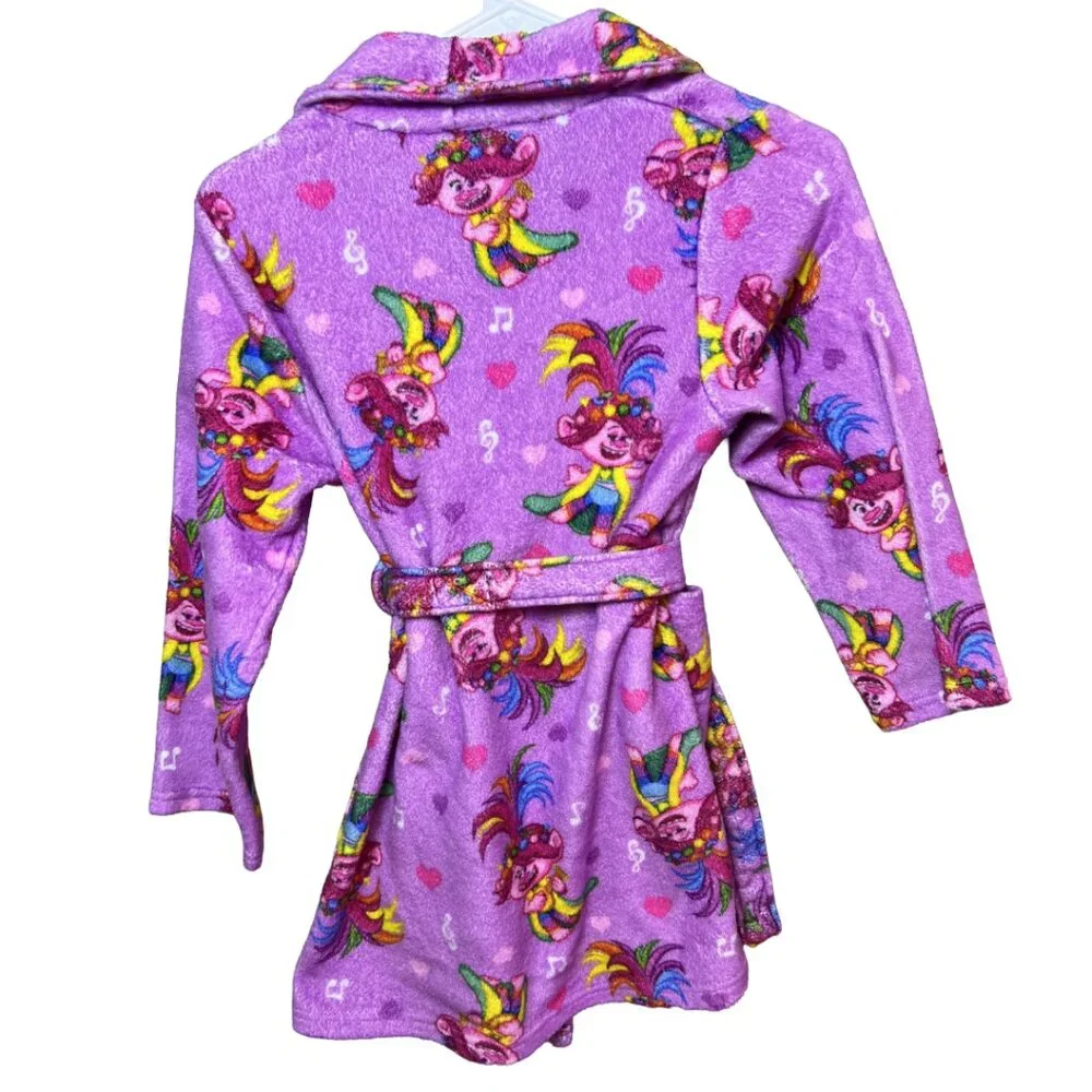 Trolls World Tour Poppy Purple Fleece Robe‎ Kids